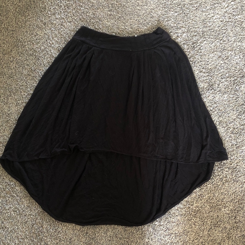 Kimchi Blue Black High-Low Womens Skirt